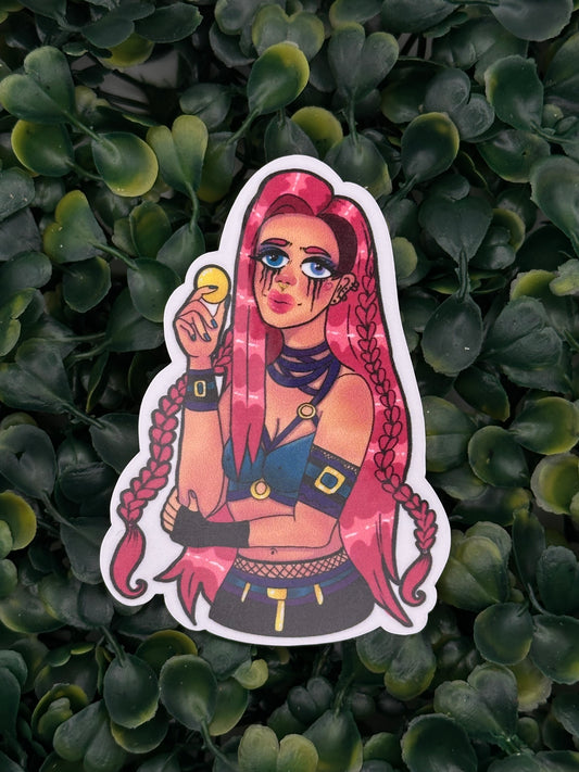 Cybergirl - 3 inch Sticker