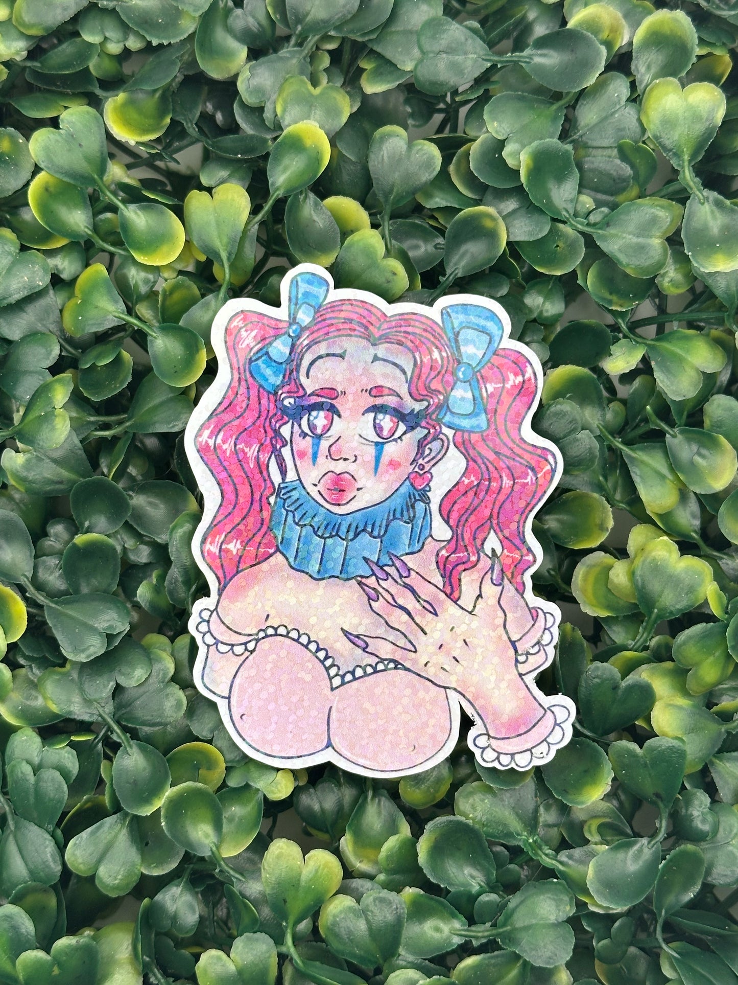 Clown Girl - 3 Inch Holo Sticker
