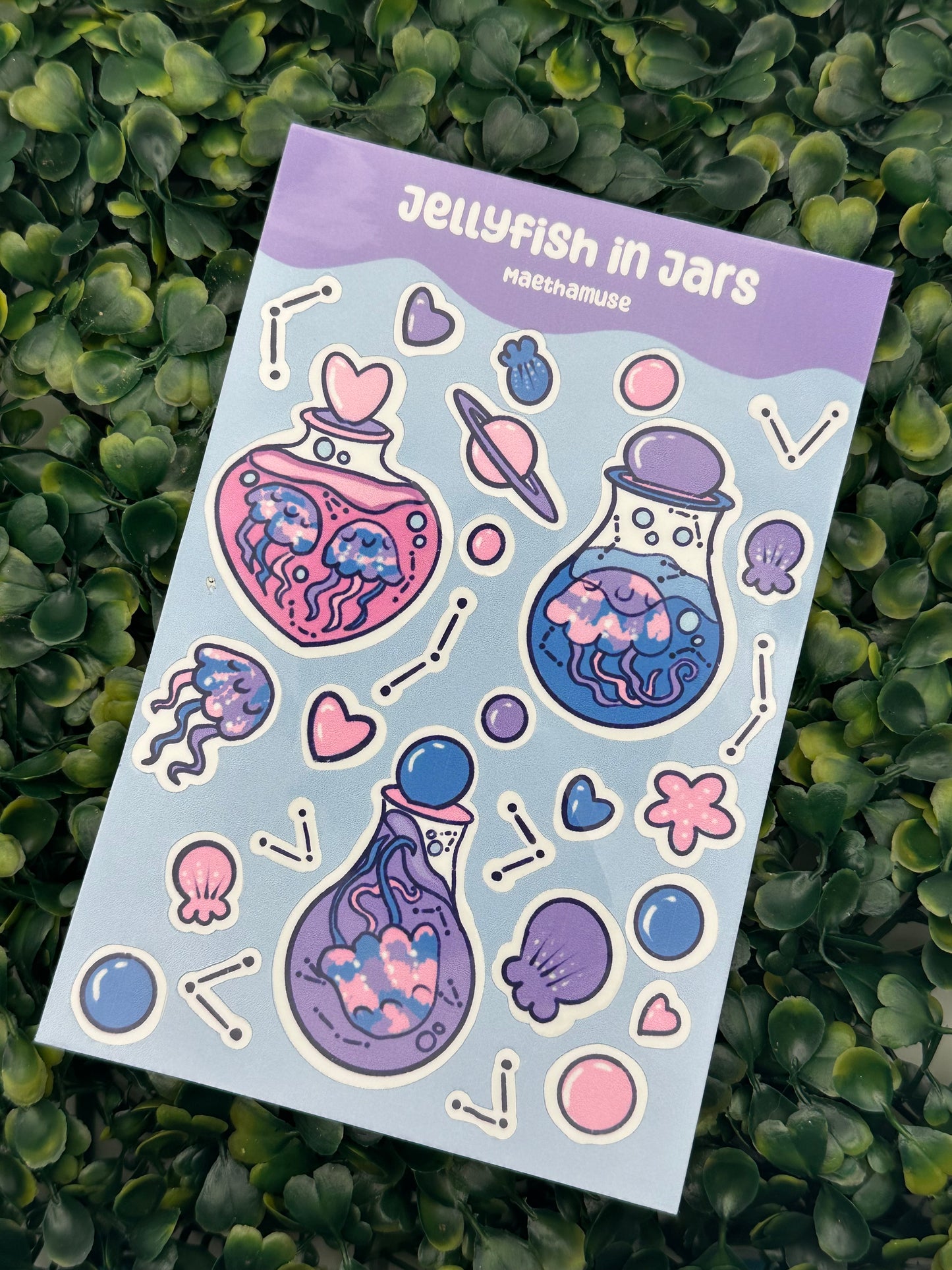 Jellyfish in Jars Sticker Sheet