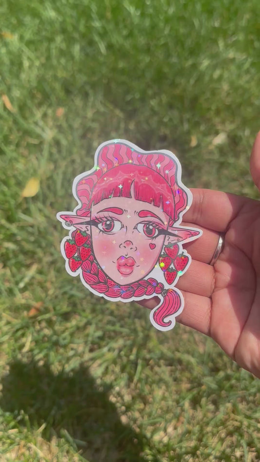 Strawberry Bae - 3 inch Sticker